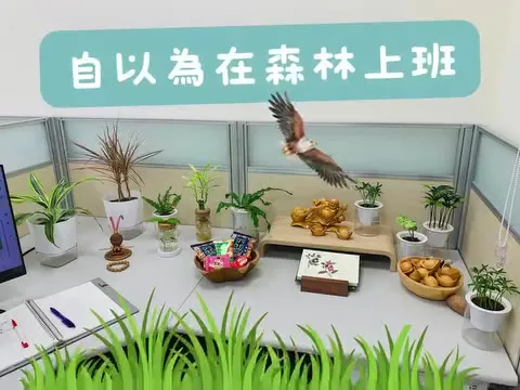 自以為在森林上班｜辦公桌的能量場（第 2 張，共 3 張）